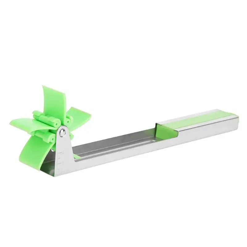 В форме ветряной мельницы Нержавеющая сталь нож для арбуза быстро режущие