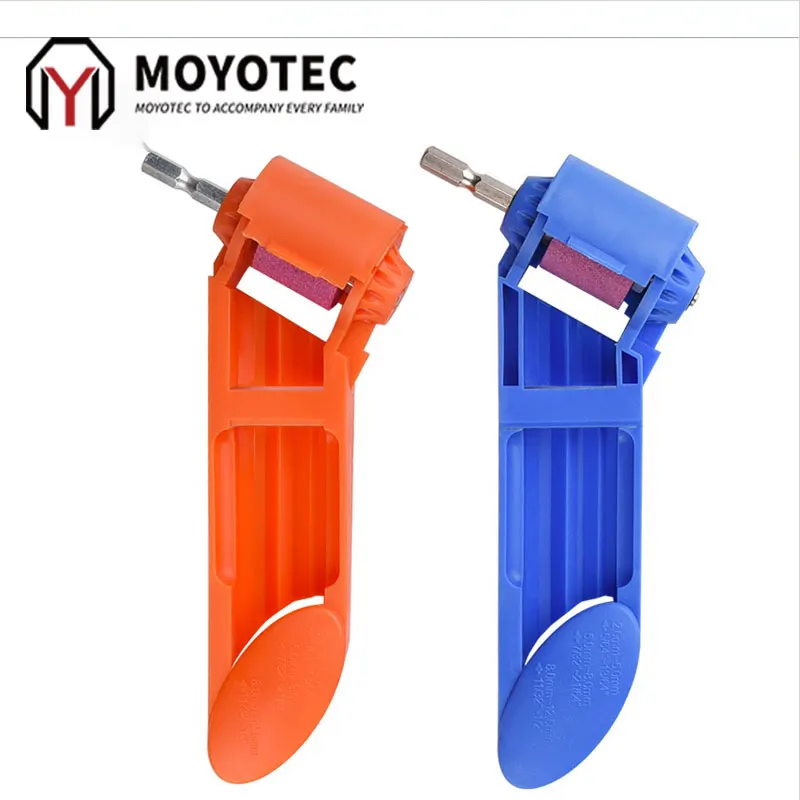 

MOYOTEC Portable Drill Bit Sharpener Corundum Grinding Wheel Drill Bit Sharpener Titanium Drill Powered Tool Parts Grinder Tools