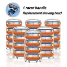 Бритва для мужчин Gillette Fusion 5 Straight лезвие ручное, Набор держателей для бритвы