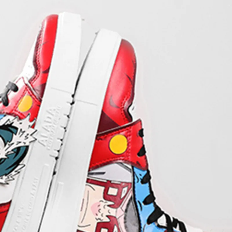 Классические аниме туфли Мужская хип-хоп мода Clunky Косплей крутые мужские