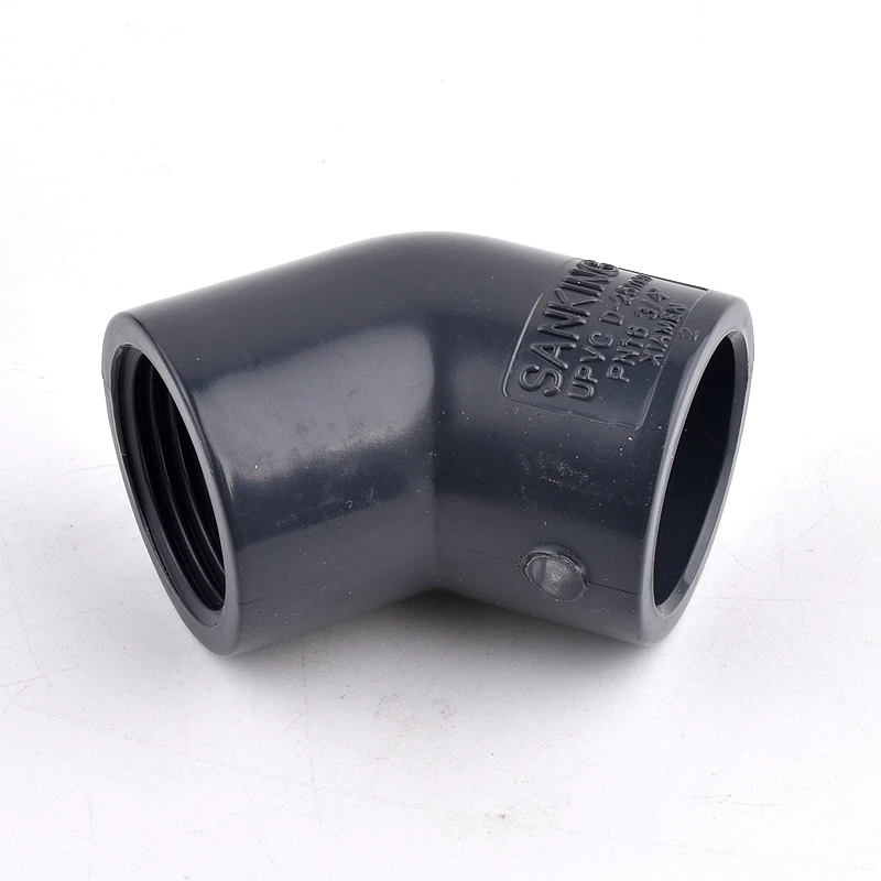 1/2 &quot~ 2&quot разъем для трубы из ПВХ с внутренней резьбой 45 градусов колено