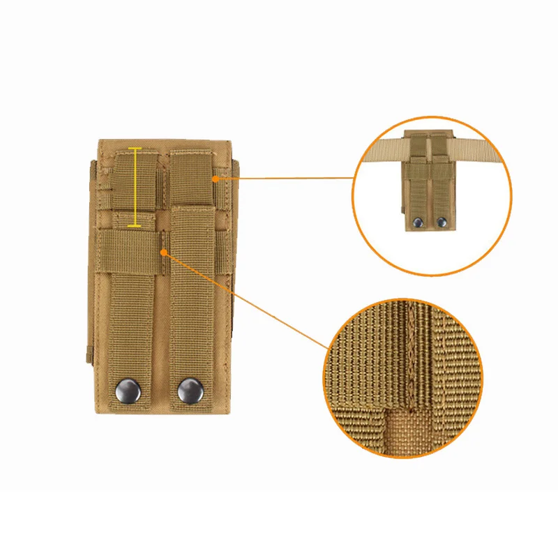 Уличная тактическая сумка для телефона водонепроницаемая военная Molle поясная