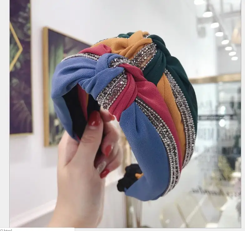 Новые женские резинки для волос контрастного цвета с прострочкой, крученые повязки на голову, заколка для волос, ювелирное изделие