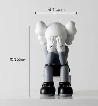 

Скандинавская легкая Роскошная искусственная кукла украшение ручной работы креативное художественное украшение фигурки животных из иску...