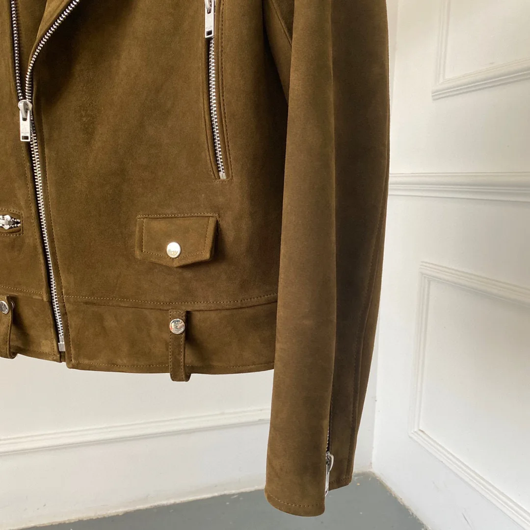 

NIGO SLP Classic Suede Sheepskin Jacket Coat Code@S6