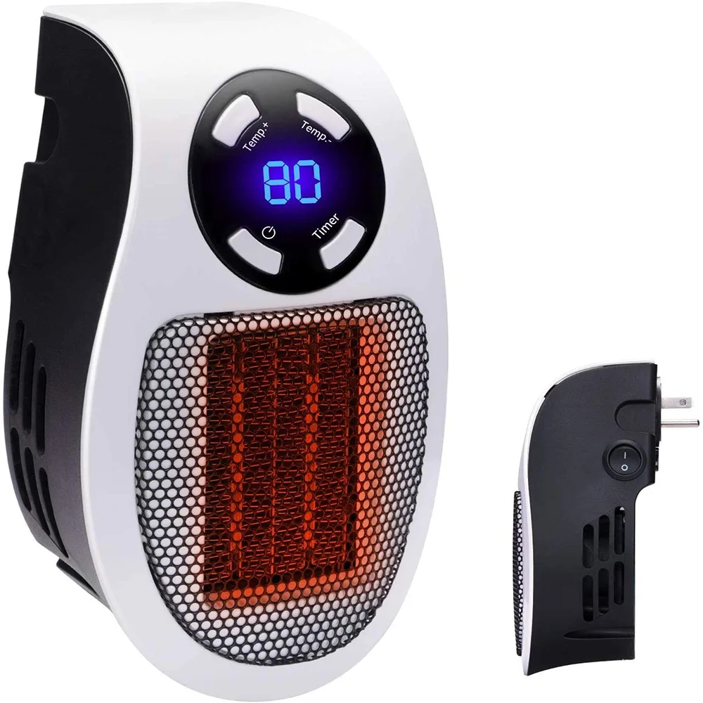 

220V 500W Portable Electric Heater Mini Fan Space Heater Air Heater Warmer Fan Desktop Household Wall Heating Stove