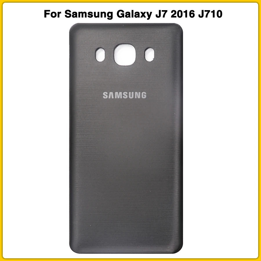 J710 задний Чехол для samsung Galaxy J7 версия J710 J710F крышка батареи задняя крышка