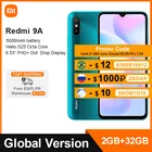 Xiaomi Redmi 9A, 2 Гб ОЗУ, 32 Гб ПЗУ, глобальная версия дюйма, Восьмиядерный процессор MTK Helio G25, 13 МП, задняя камера с ии, мобильный телефон дюйма HD +, 6,53 мА  ч, 5000 дюйма