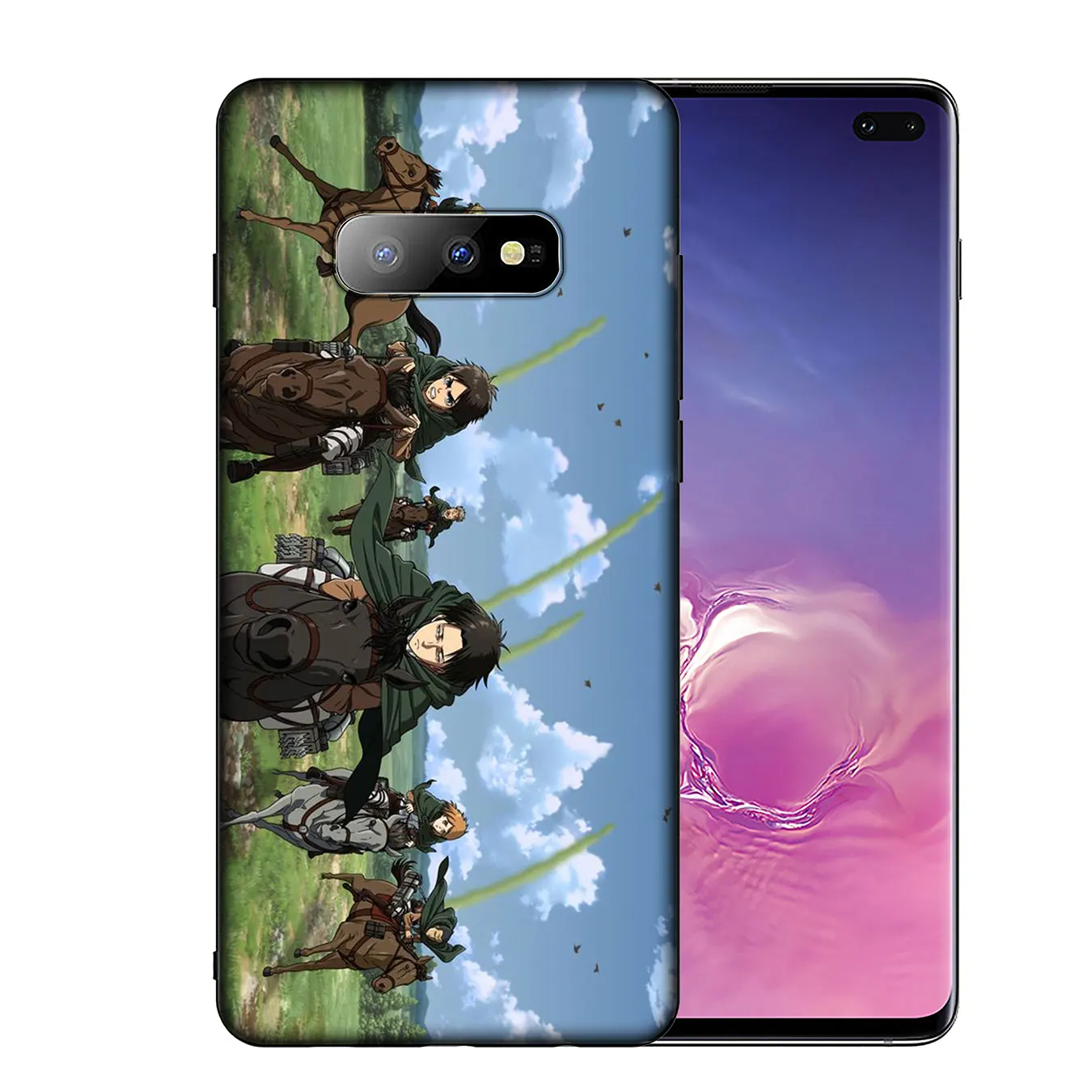 IYICAO Anime attack on Titan Soft Silicone Phone Case for Samsung Galaxy S20 Ultra S10e S9 S8 Plus S6 S7 Edge S10 Lite Cover | Мобильные