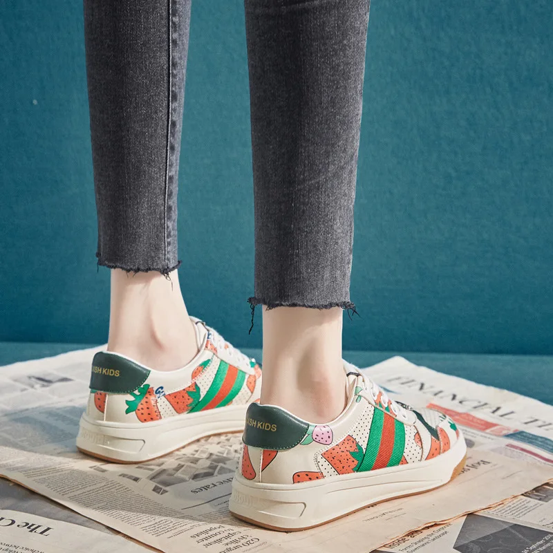 Женские кроссовки из искусственной кожи модная повседневная женская обувь