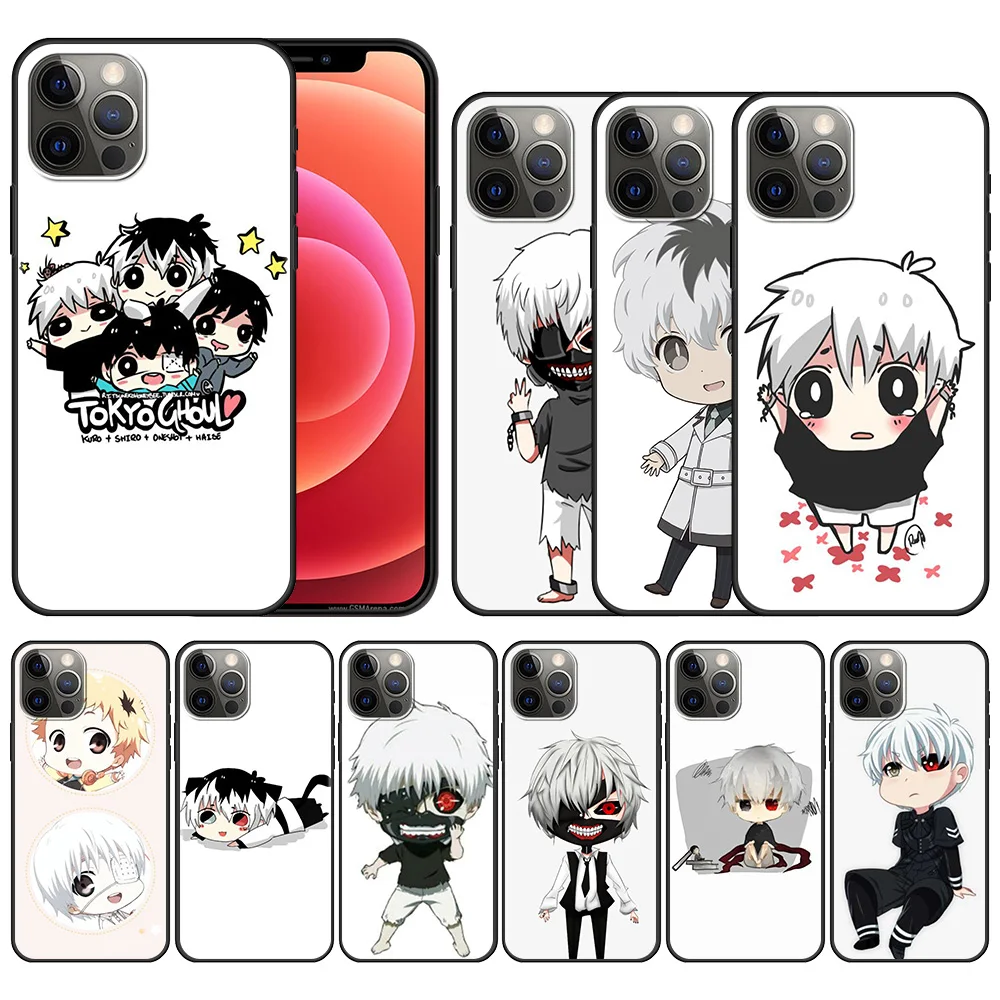 

Phone Case For Apple iPhone 11 13 12 Pro Max Mini X XS XR 6 6S 7 8 Plus 5 5S SE(2020) Fundas Coque Tokyo ghoul kawaii Characters