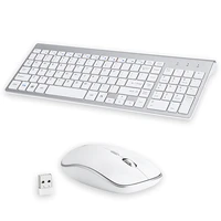 2 4g wireless keyboard and mouse portable mini keyboard mouse combo set for notebook pc desktop laptop mac computer smart tv