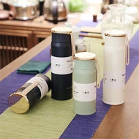 new styles 310ml450ml lady lover vacuum flask 188 stainless steel thermos water bottle portable silica gel rope thermals cups
