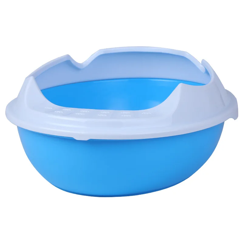 Товары для собак и кошек полузакрытый Овальный Кошачий наполнитель песочный