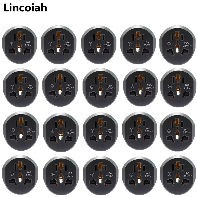 

ЕС переходник Универсальный 16A адаптер-переходник 2 розетка для круглых штырей AU UK CN свяжитесь с нами для того, чтобы Европейская Сетевая розетка переменного тока 250V адаптер для путешествий