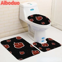 bathroom 3 piece set animation game bathroom non slip absorbent toilet accessories toilet seat cover bathroom floor rug carpet