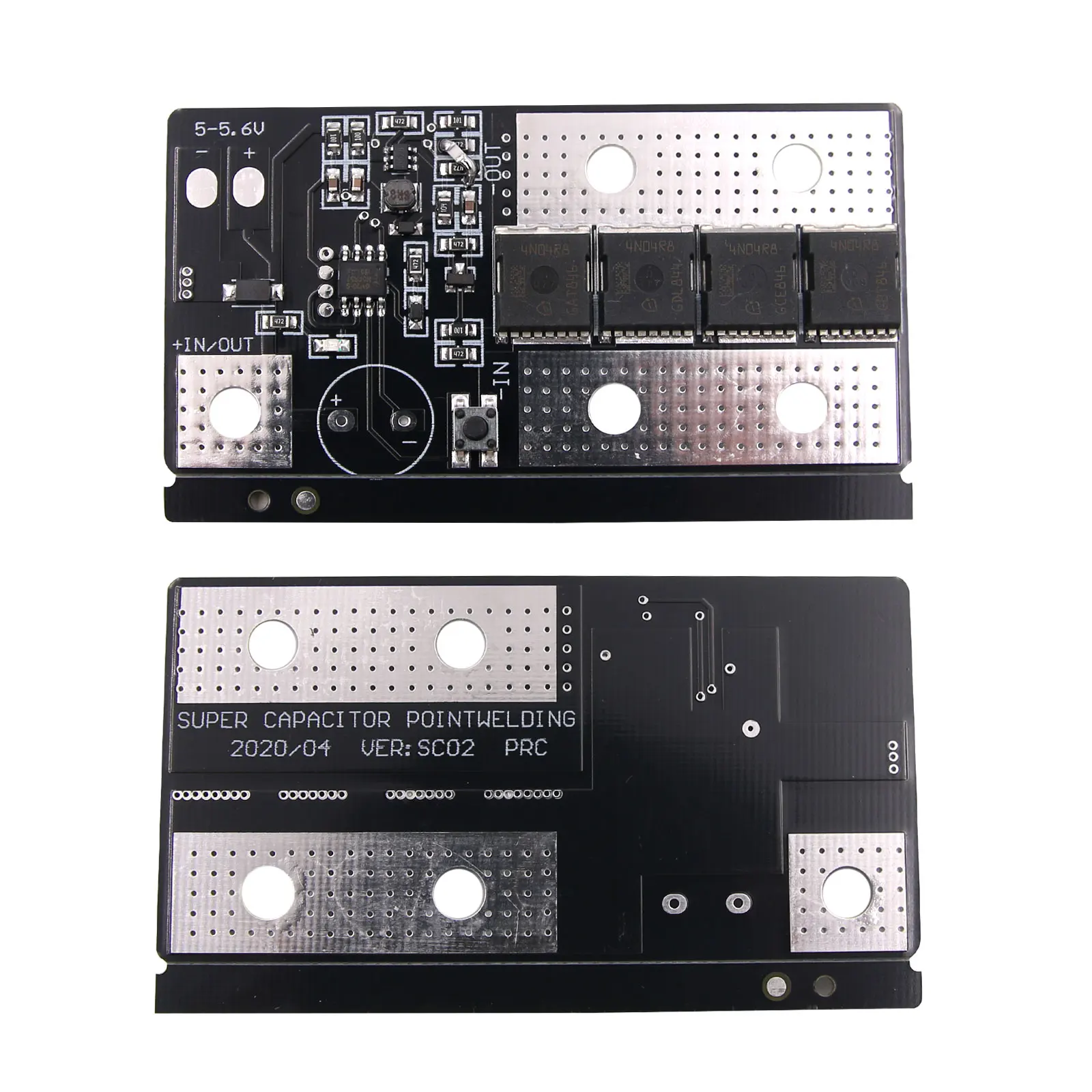 

18650 Battery Spot Welder Board For Portable Spot Welding Machine Powered By Double Layer Capacitors