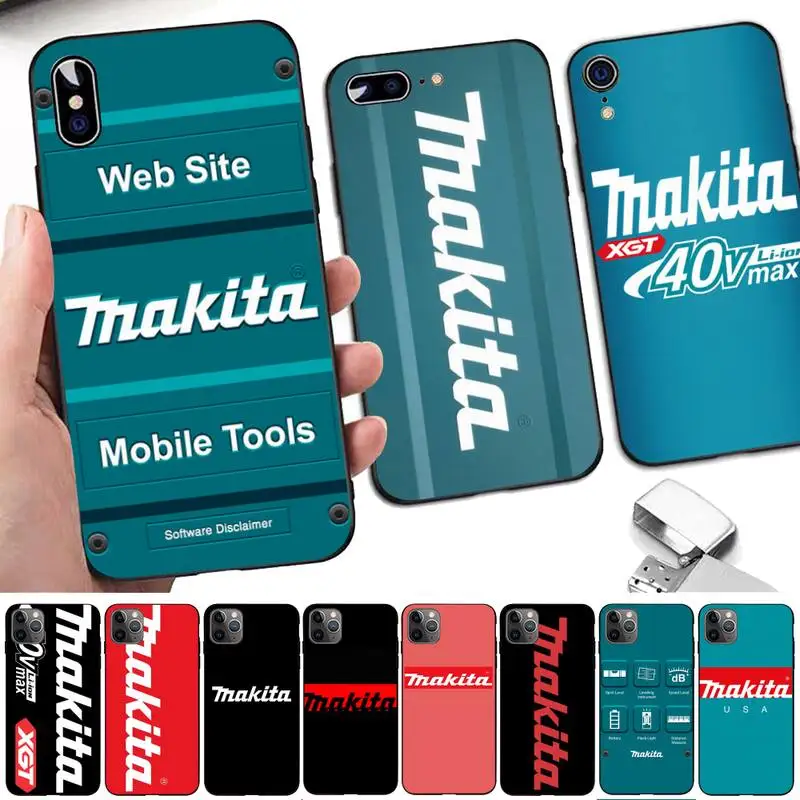 TOPLBPCS ящик для инструментов Makita чехол телефона iPhone 8 7 6 6S Plus X 5S SE 2020 XR 11 12 pro XS MAX -