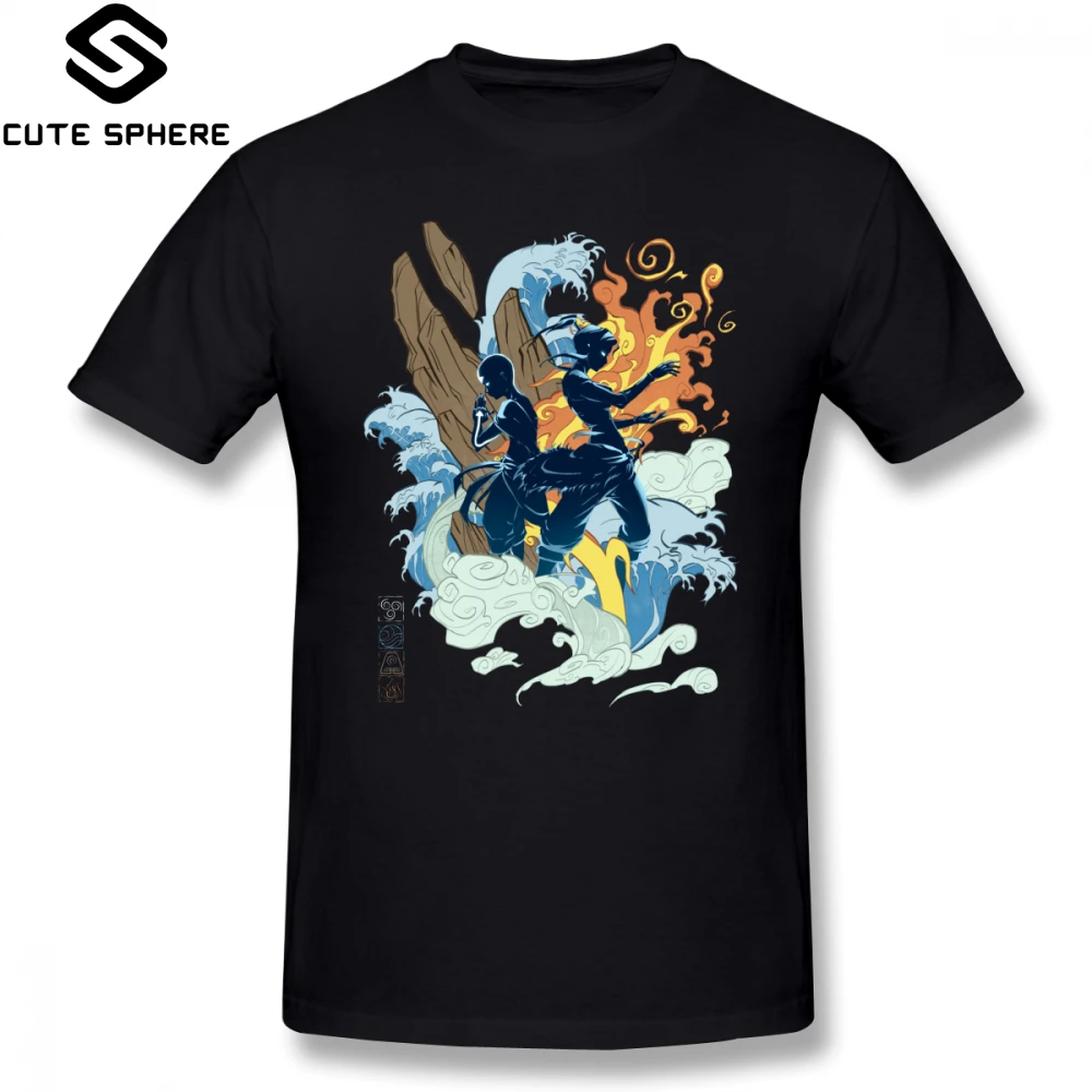 Аватар Последний Airbender футболка два Аватара Графический короткий рукав Футболка