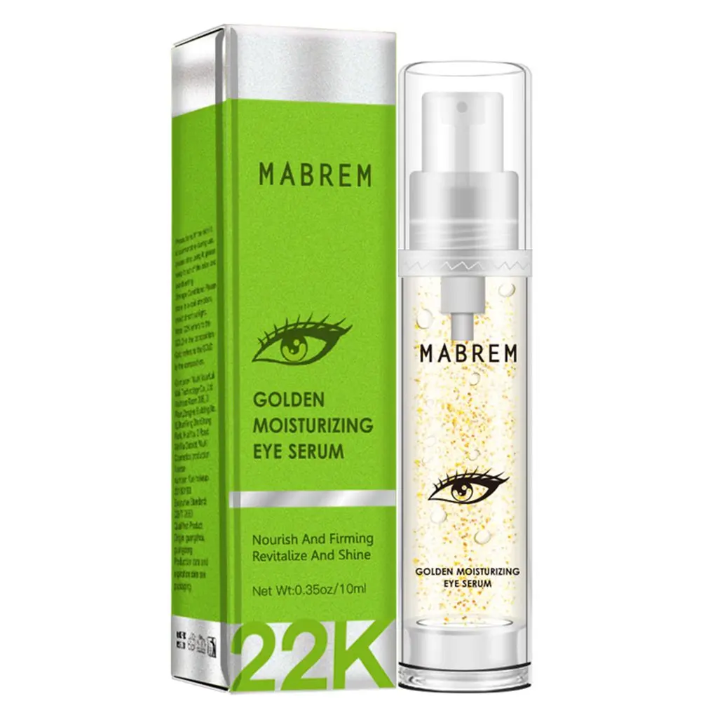 

Golden Eye Serum Moisturizing Anti-Wrinkle Anti-Age Hyaluronic Acid Remover Dark Circles Against Puffiness And Bags