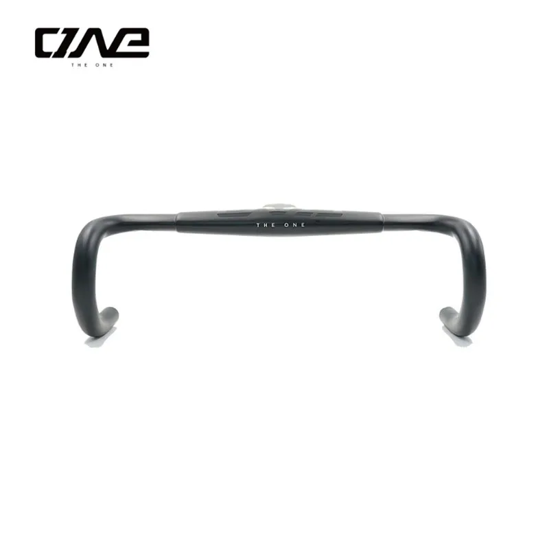 Купить Один светильник, вес, углеродное волокно, руль для шоссейного велосипеда, интегрированный руль для шоссейного велосипеда, руль 380/400/420 28,6 мм