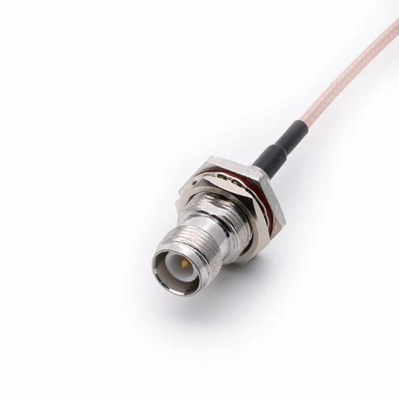 

100PCS New SMA Male Right Angle Switch RP TNC Female bulkhead nut pigtail Cable RG316 Wholesale Fast Ship 15CM 6" Adapter