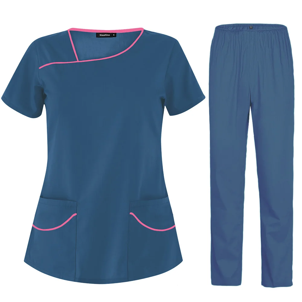 Высококачественный набор скрабов для женщин униформа кормления рабочая одежда с