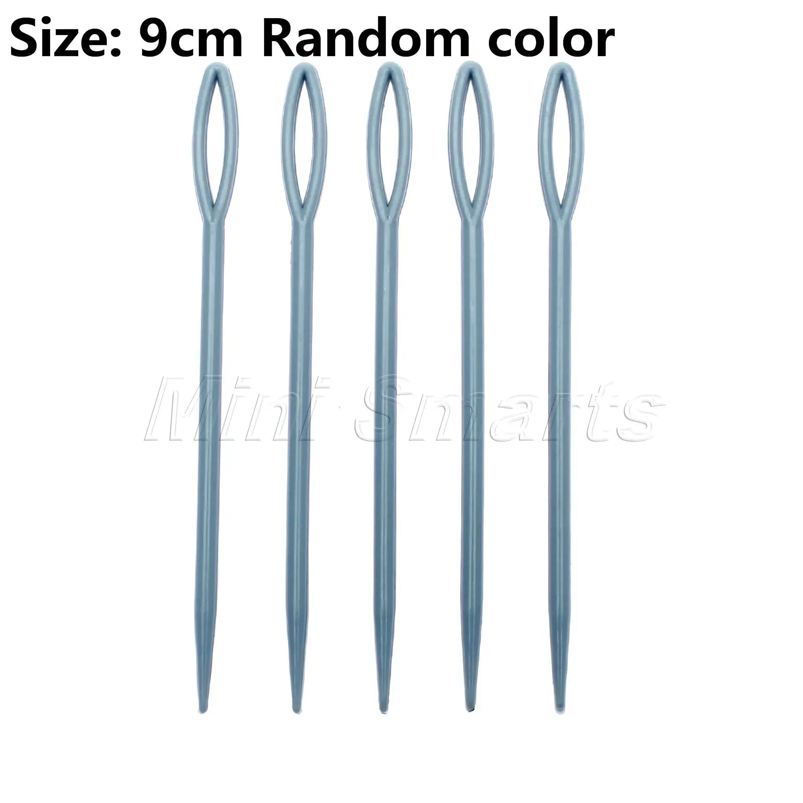 5 шт./лот красочные случайные пластиковые 9 см длинные большие иглы для