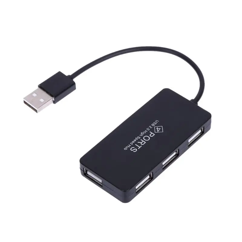 ALLOYSEED 4-портовый высокоскоростной USB-концентратор 2 0 разветвитель с несколькими