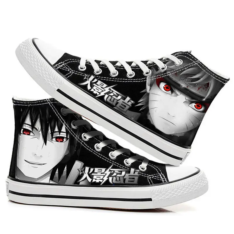 

Anime Sharingan Cosplay Print Canvas Shoes Sharingan Uzumaki Sasuke Itachi Gaara Sharingan High Top Canvas Sneakers Casual Shoes
