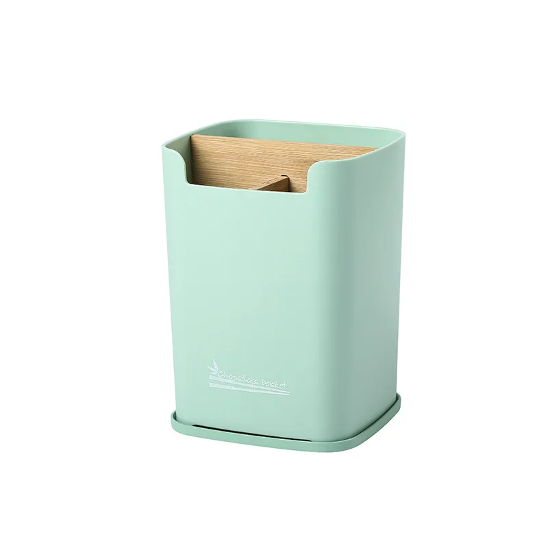 

Household Kitchen Rack With Tray Multifunctional Drain Chopstick Holder Tableware Storage Box Kitchen Storage Organization