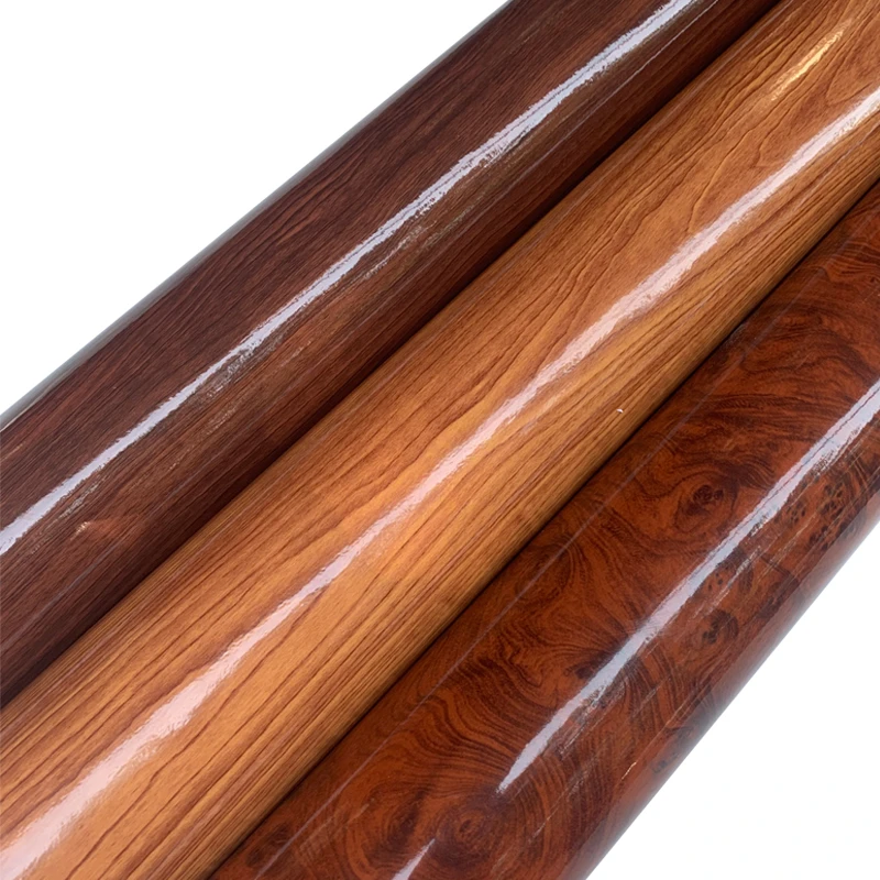 

30x100cm Auto PVC Automotive Interior Stickers Wood Grain Textured Car Wrap Film 3 Colors Furniture Decoration