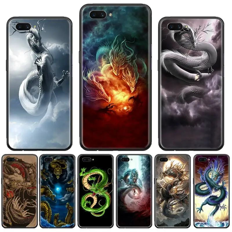 

Cartoon anime Chinese Dragon Phone Case For OPPO F 1S 7 9 K1 A77 F3 RENO F11 A5 A9 2020 A73S R15 REALME PRO
