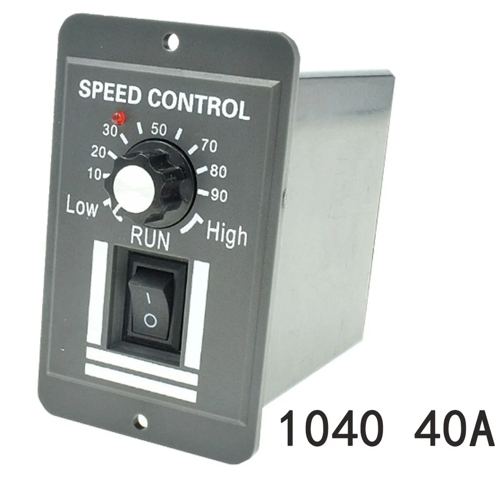 Controlador do Motor Controlador de Velocidade do Motor Interruptor de Velocidade Escovado Módulo Pwm Stepless Variável X1040 Dc12v24v36v48v 40a Dc9-60v