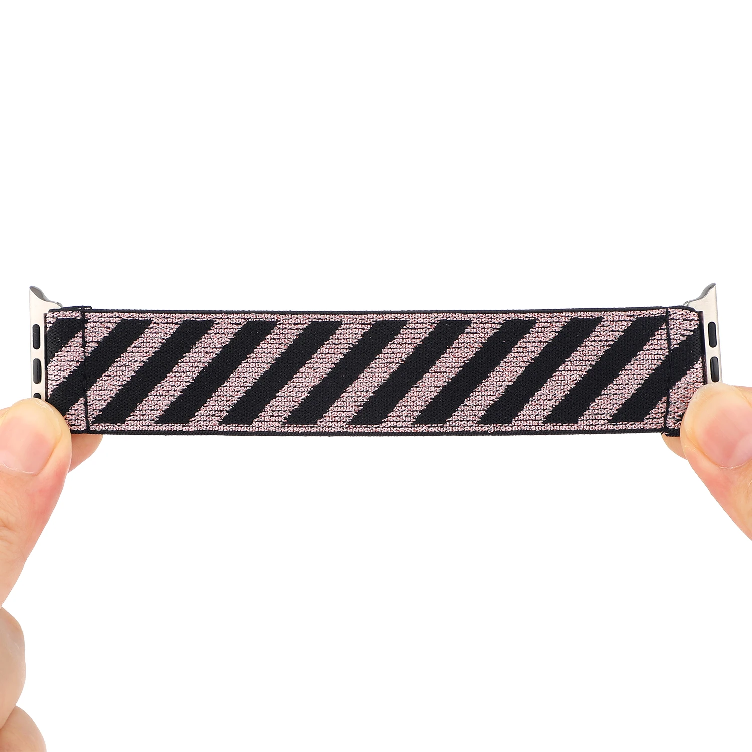 

Nylon Loop Elastic Watch Strap for Apple Watch Band SE 6 5 4 44mm 42mm 40mm 38mm Strap for iWatch Series 3 2 1 Fashion Bracelets