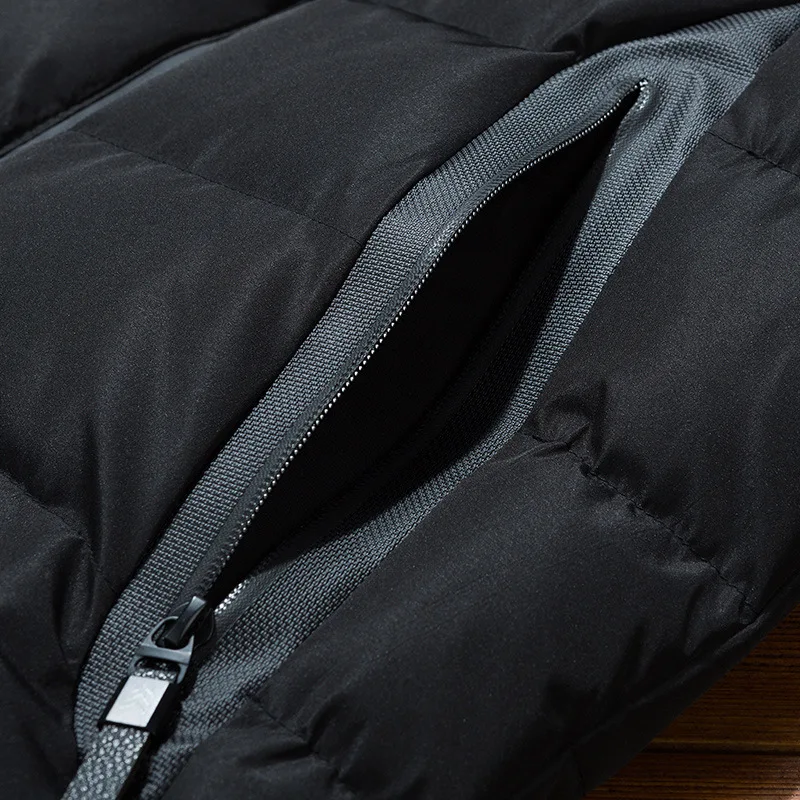 

2020 New Fashion Winter Coat Men's Thick Warm Parkas Cotton Clothing Autumn Casual Hooded Jacket Men Street Trend Overcoat