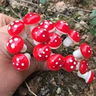 Новые 20 шт.компл. 2 см искусственные мини-грибы, миниатюрные сказочные садовые Террариум с мхом, изделия из смолы, украшения для дома