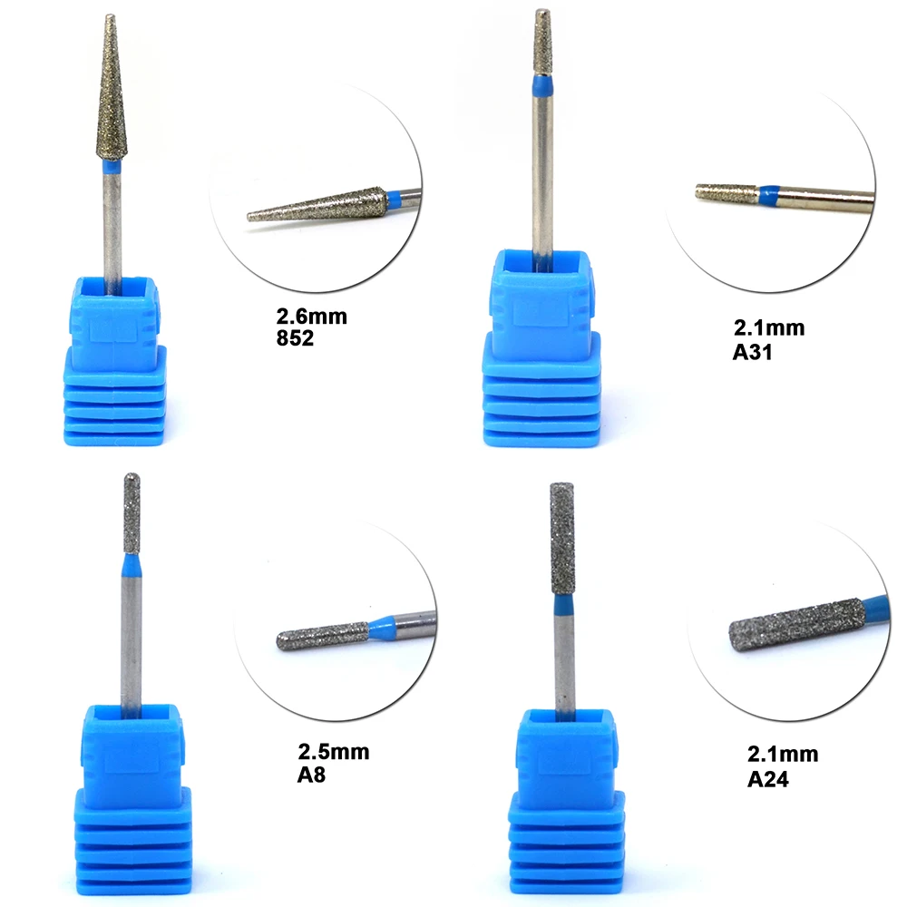 Алмазные сверла для маникюра и педикюра новые из карбидные чистки кутикулы