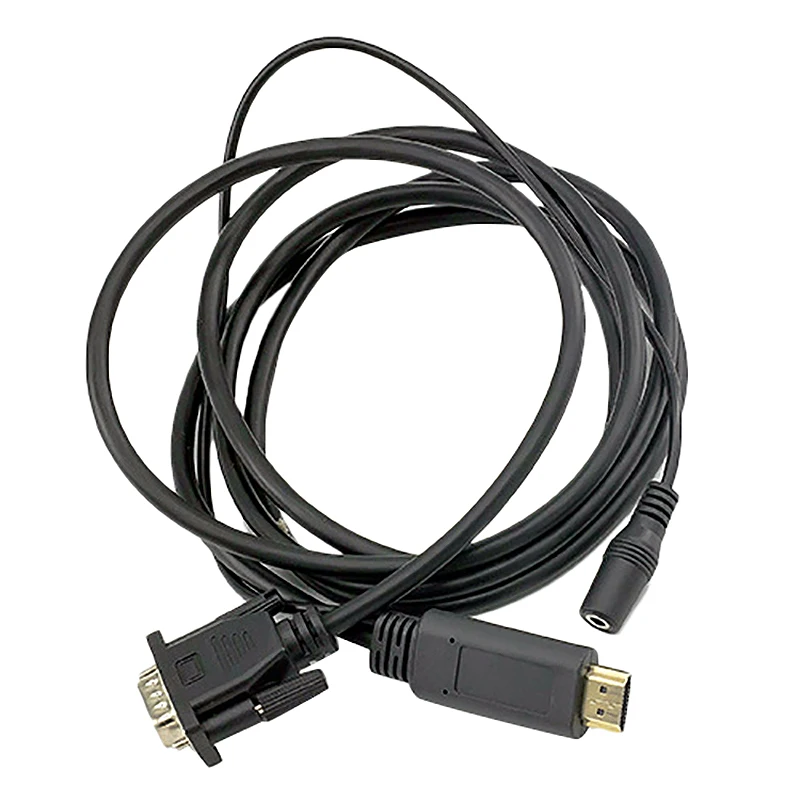 1 8 м HDMI к VGA кабель 1080P HD to с аудио конвертер Кабель|Кабели USB| |