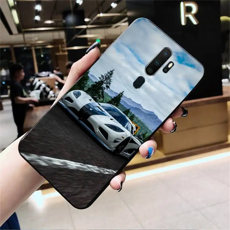 

LJHYDFCNB Supercar Koenigsegg Phone Case For Oppo Reno2 Z 2Z Realme5 6 Pro R9S 11 Plus 15 17 Pro