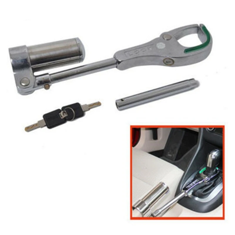 

Universal 1Pc Car Anti-Theft Gear Shift Handbrake Lock Hand Brake Security Universal for Most Cars Auto