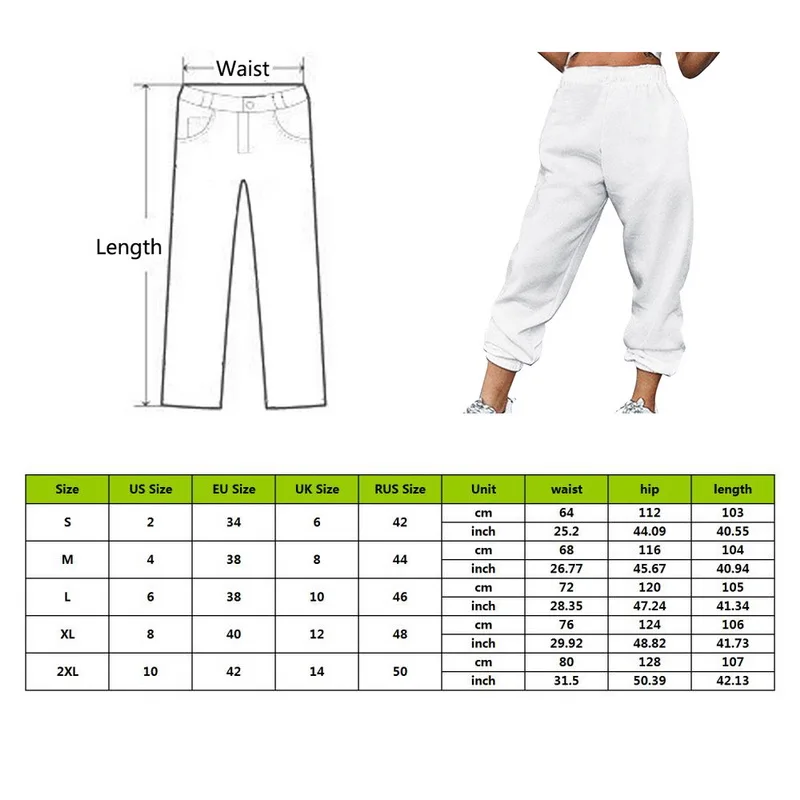 

2021 Harajuku Joggers Wide Leg SweatPants Women Trousers Plus Size High Waist Pants Streetwear Korean Casual Pant Femme Autumn