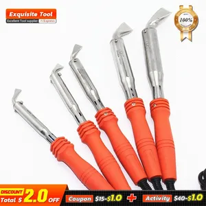 Электрический паяльник FINDER 220 В, мощность 30-300 Вт, для ремонта, с плоскими наконечниками, вилкой Стандарта ЕС