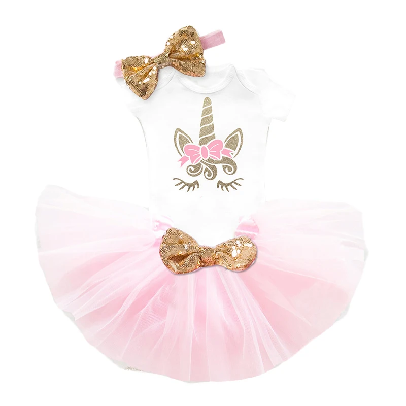 Летнее праздвечерние чное платье для девочек одежда на 1 год день рождения