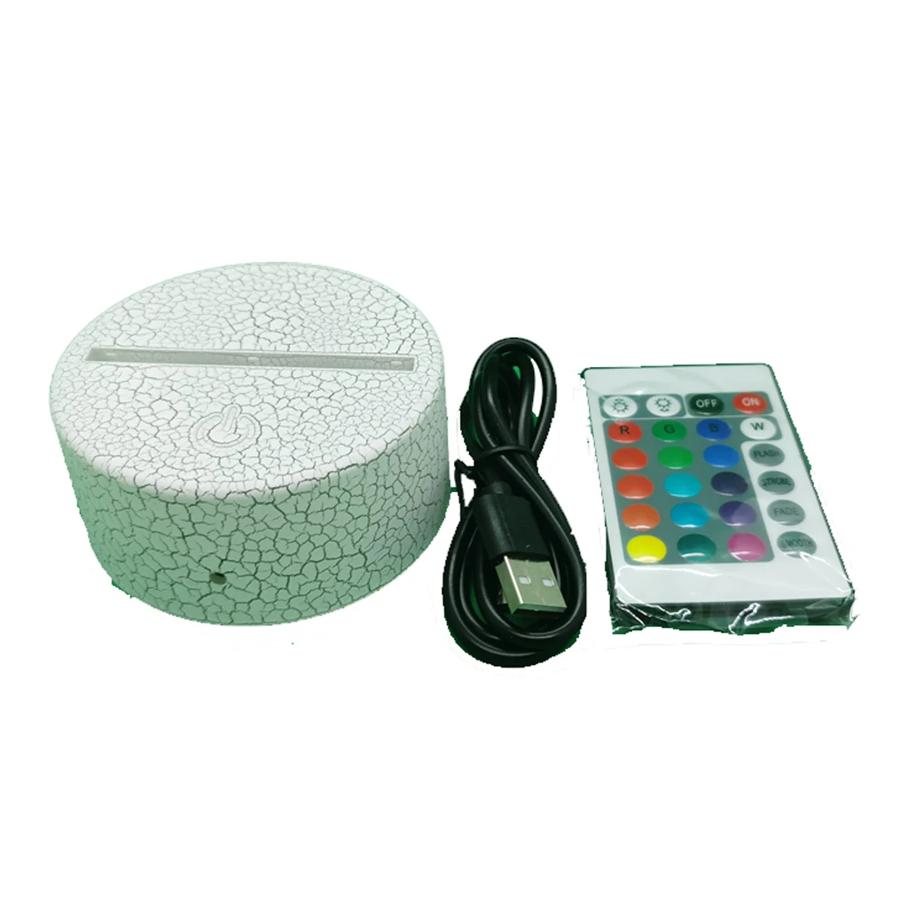 

Anime Game Figure Night Light Black Floor And Crack Base Festival Party Desktop Lamp Genshin Impact Banana Fish Attack On Titan