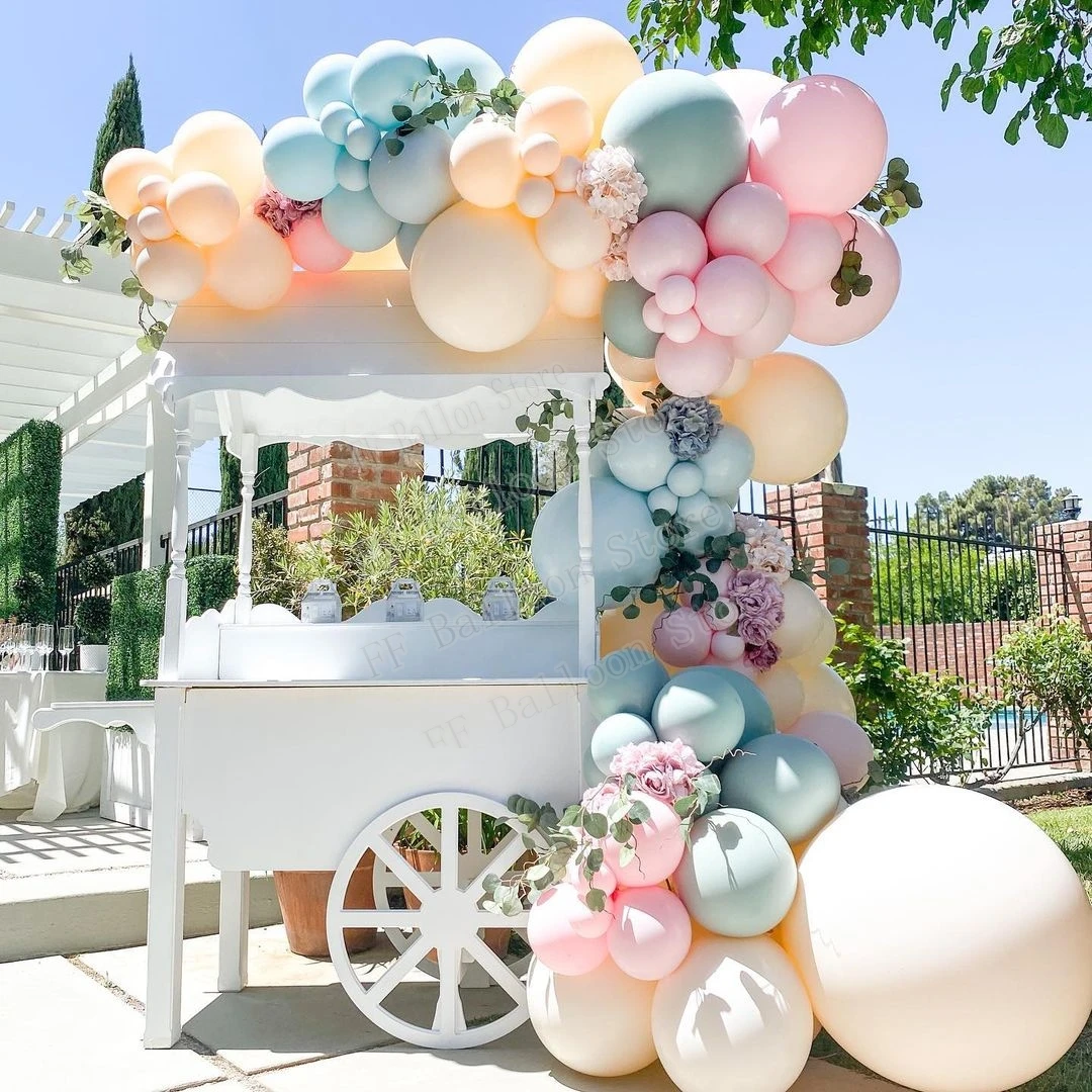 

83pcs Macaron Balloons Garland Arch Kit Latex Globos Baby Shower Kids Birthday Rainbow Party Balloon Backdrop Decoration