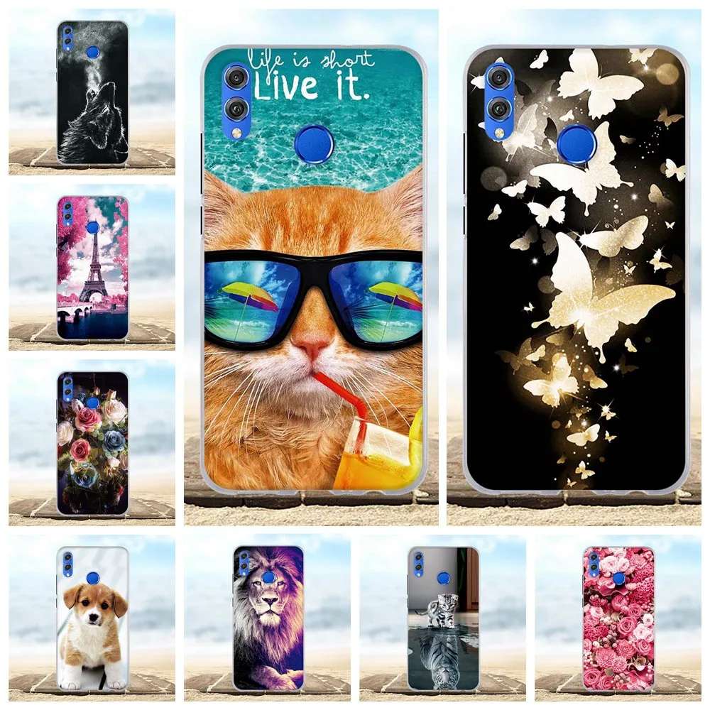 Мягкий силиконовый чехол-бампер для Huawei Honor 8X Ультратонкий чехол View 10 Lite чехлы