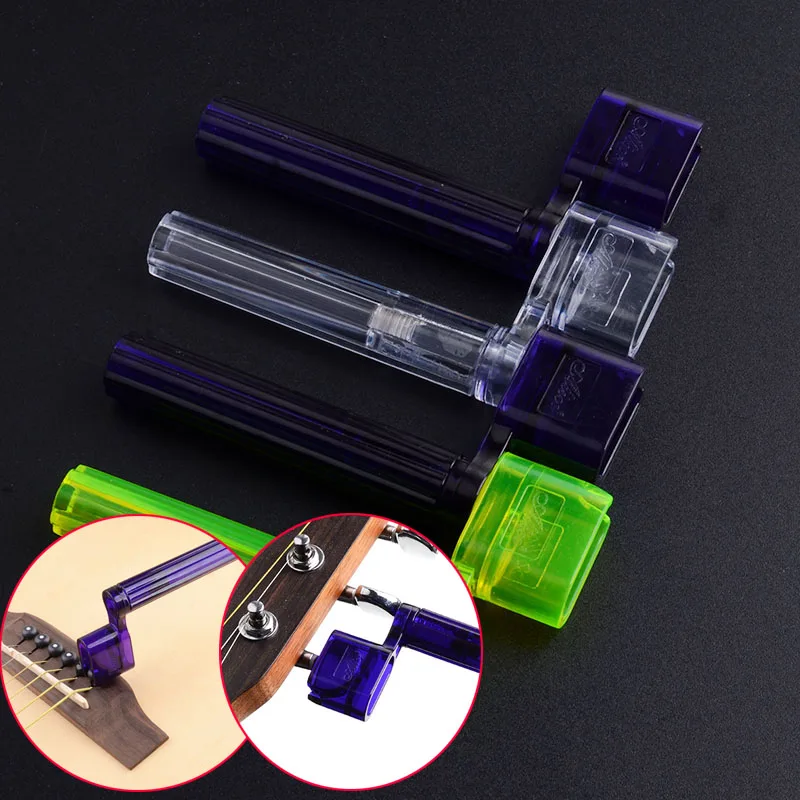 Разноцветный гитара Alice String Winder Bridge Pin пуллер для колышек акустической