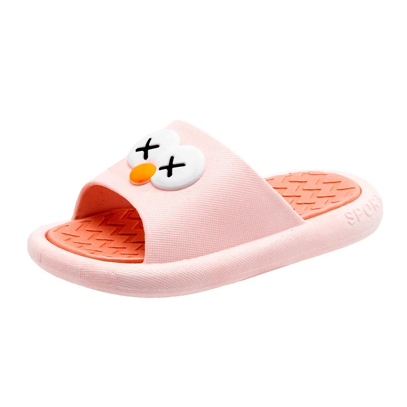 

2021 Boys And Girls Baby Sandals And Slippers Summer Home Indoor And Outdoor Soft-bottom Bathroom Cartoon Parent-child Slippers