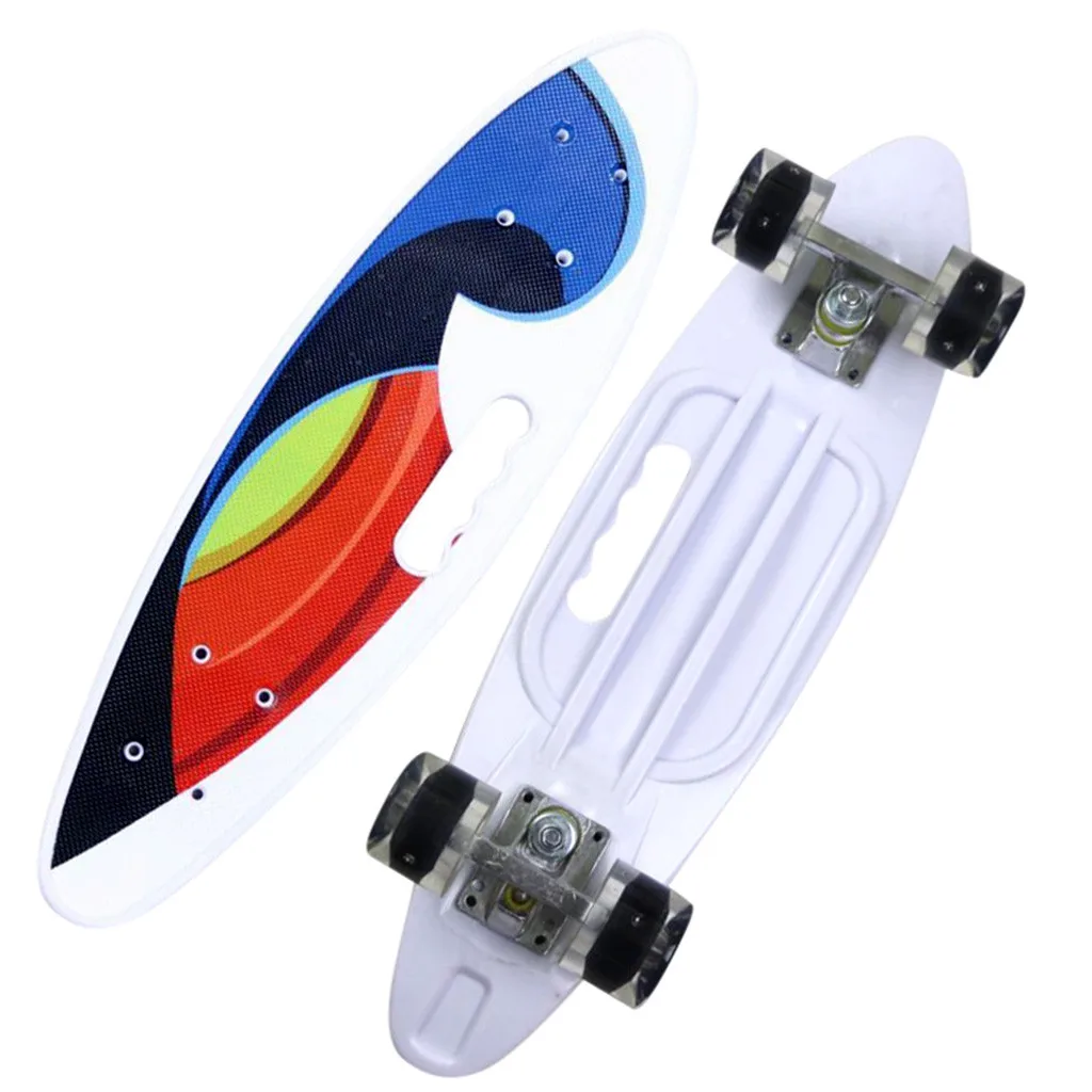 22-дюймовый скейтборд Круизная доска Penny Board 22 &quotX 6&quot ретро Лонгборд графика